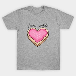 Love Cookie Pink Heart T-Shirt